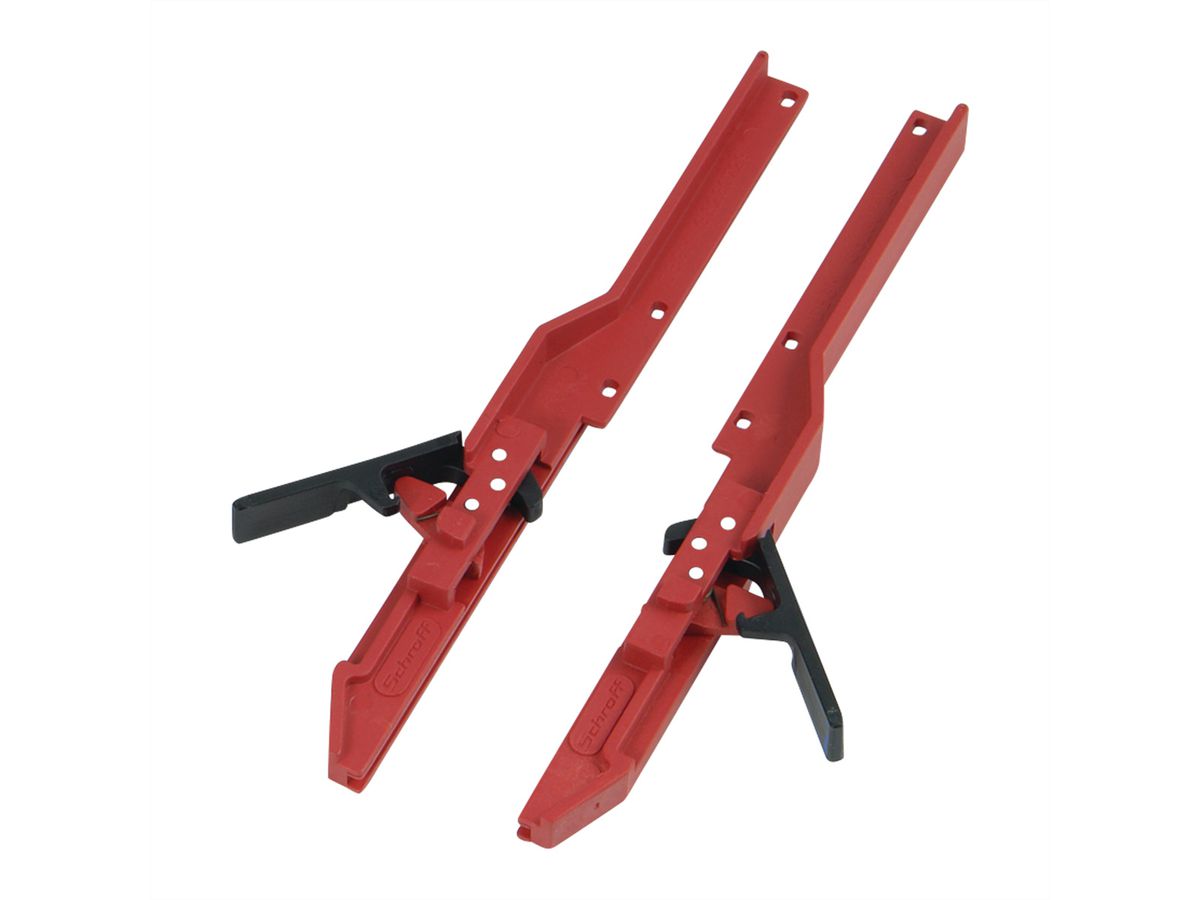 Adaptateur de test SCHROFF Rail de guidage, long, avec levier de verrouillage