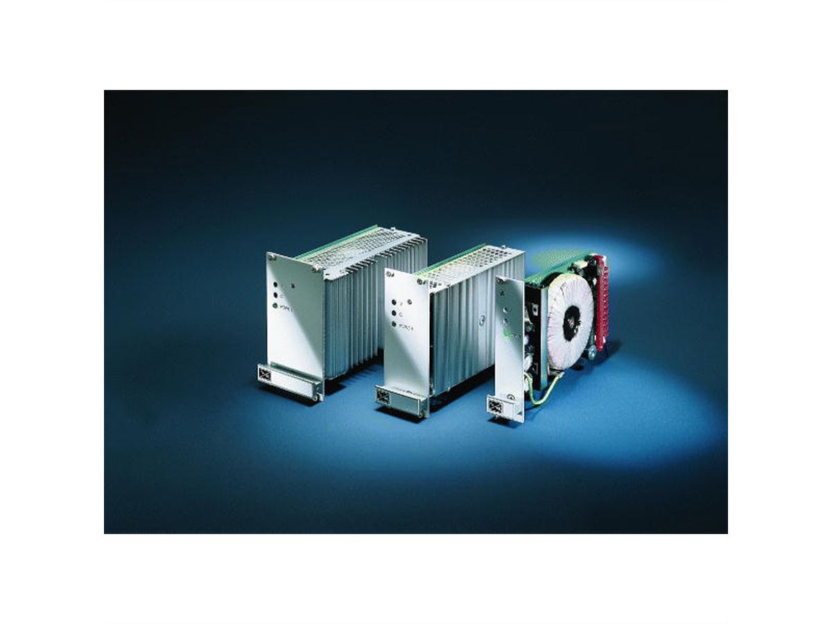 Alimentation, régulateur linéaire AC/DC 19" SCHROFF PSU, simple, PSG 105