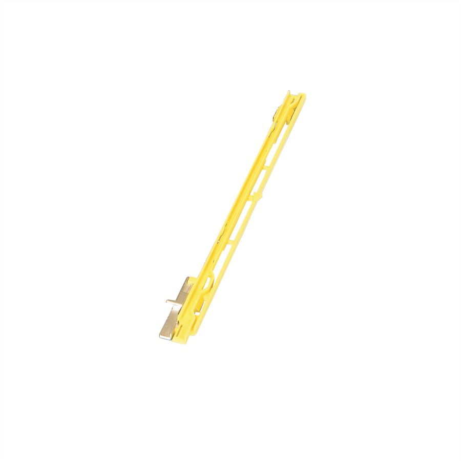 SCHROFF MTCA Rail de guidage, jaune, inférieur, pour modules PM, 10 pièces