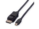 VALUE Câble DisplayPort DP M - Mini DP M, noir, 1,5 m