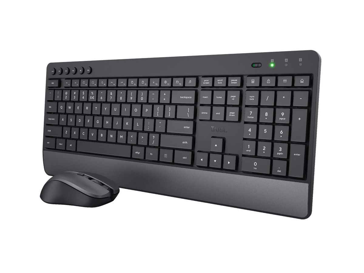 Trust Trezo Ensemble confort clavier et souris sans fil