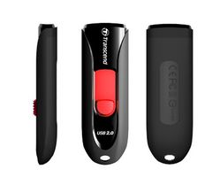 Transcend JetFlash 590 16GB 16Go USB 2.0 Capacity Noir lecteur USB flash