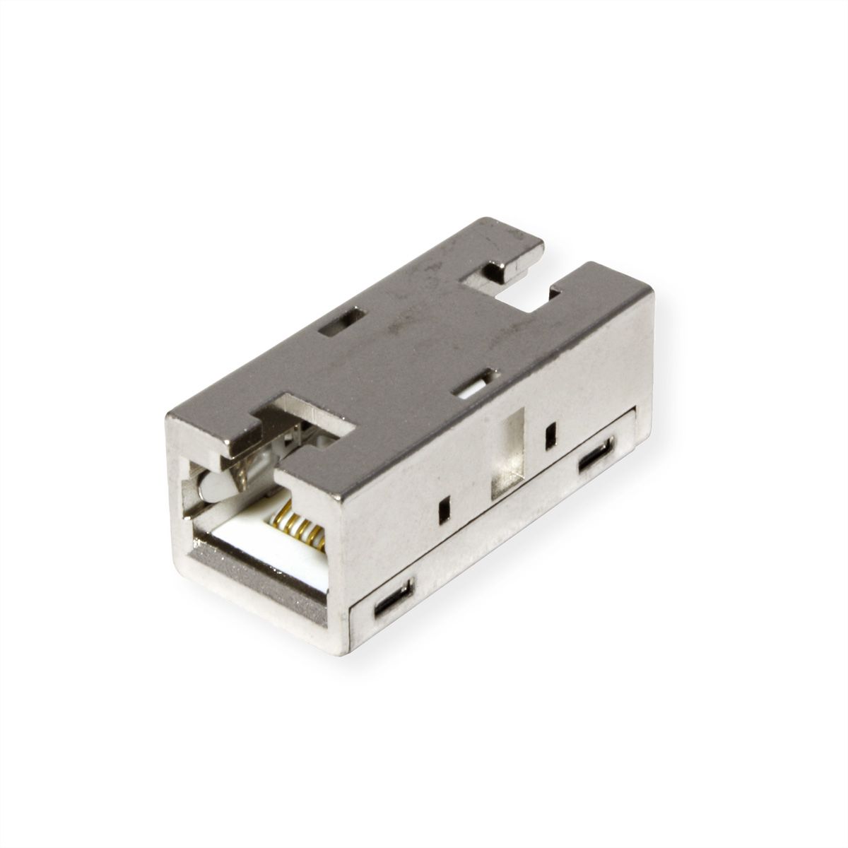 ROLINE Coupleur RJ-45 blindé, Cat.6A (Classe EA), boîtier métallique