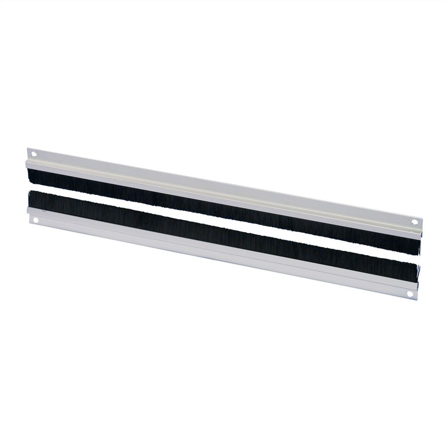 SCHROFF Canalisation de câbles 19" avec brosse, argent