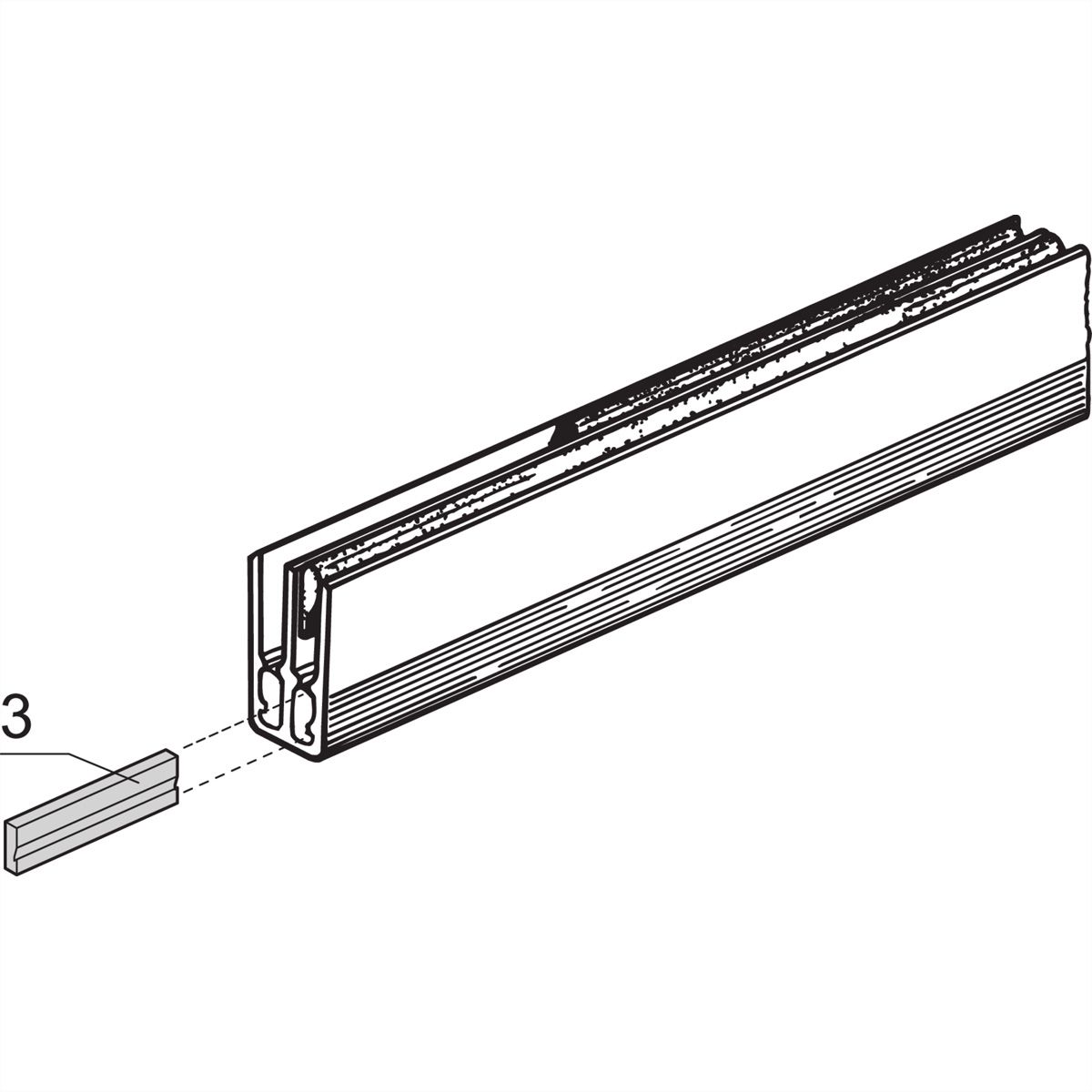 Bloc isolant SCHROFF pour jeu de barres raccourci, 1 ou 2 pôles