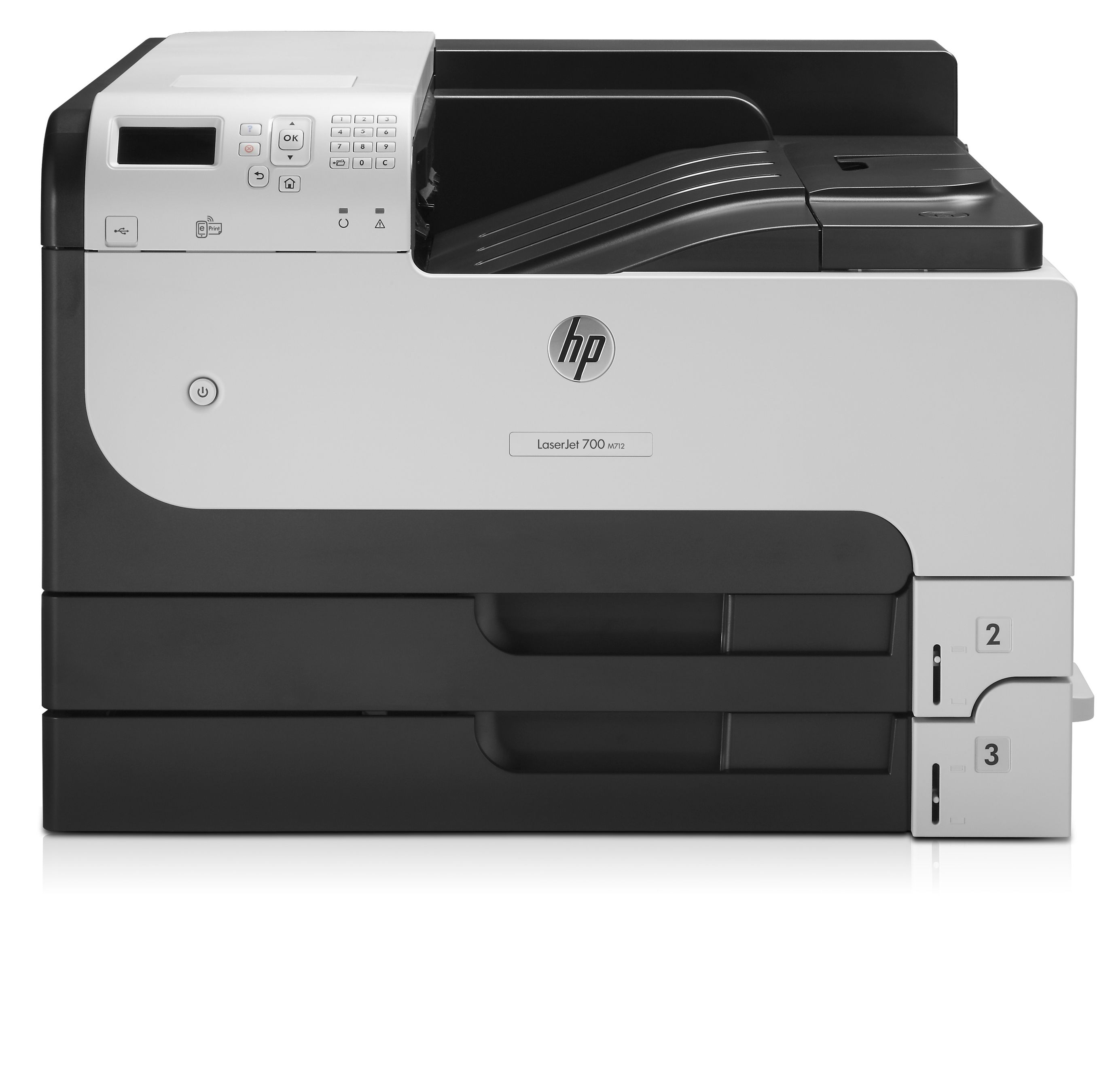 HP LaserJet Enterprise 700 Imprimante M712dn, Noir et blanc, Imprimante pour Entreprises, Imprimer, Impression USB en façade, Impression recto-verso