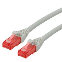 Cordon ROLINE UTP Cat.6, LSOH, Component Level, gris, 1 m