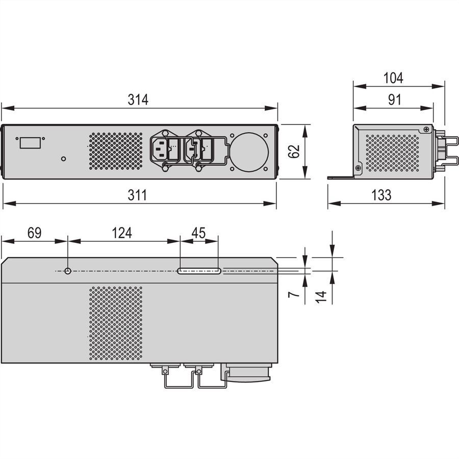 SCHROFF Varistar LHX 20 Interrupteur principal AC