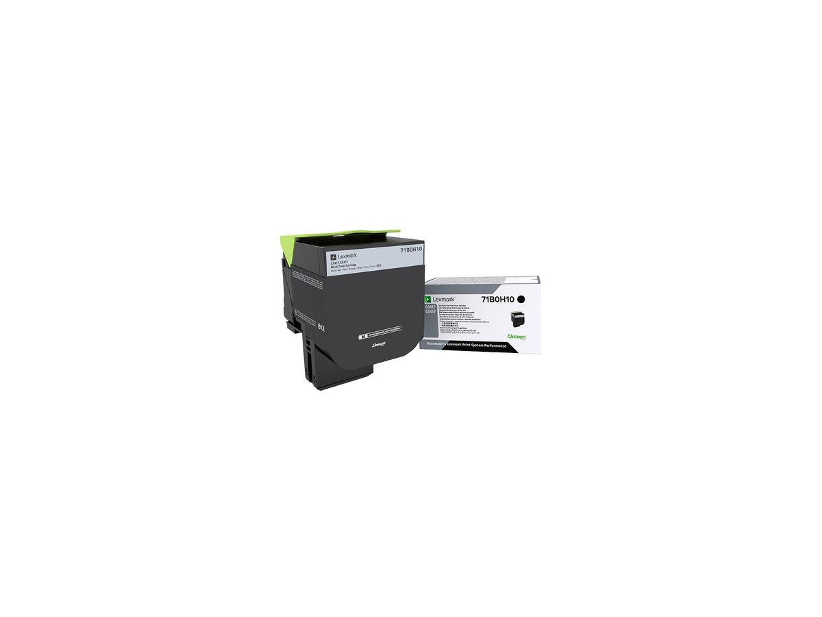 Lexmark 71B0H10 Toner laser Noir cartouche toner et laser