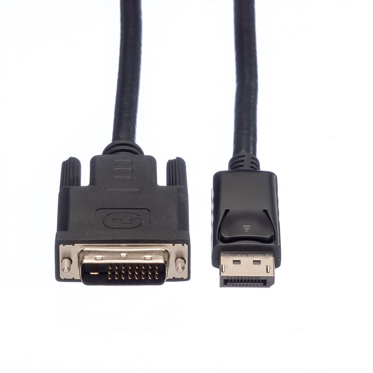 ROLINE Câble DisplayPort DP M - DVI M, LSOH, noir, 2 m