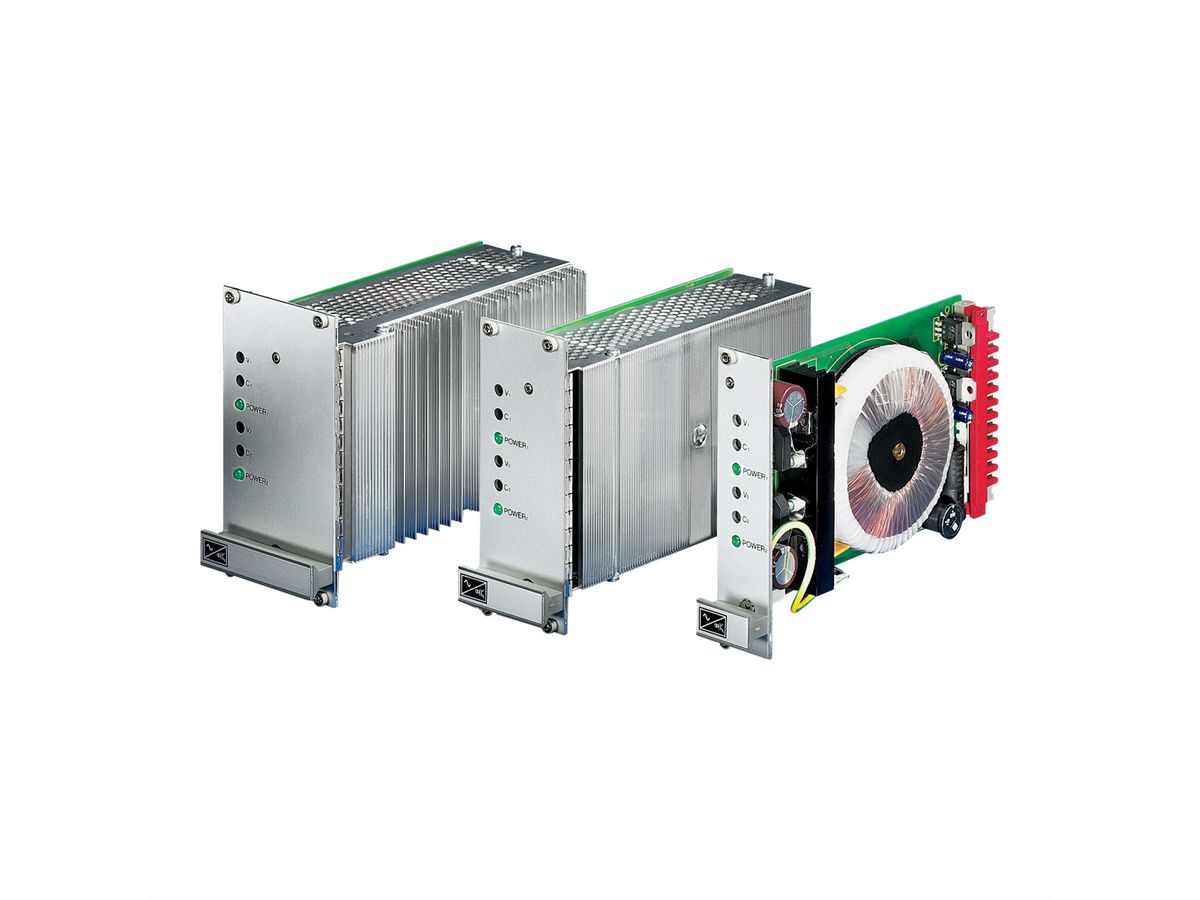 Alimentation, régulateur linéaire AC/DC 19" SCHROFF PSU, double, PSG 224