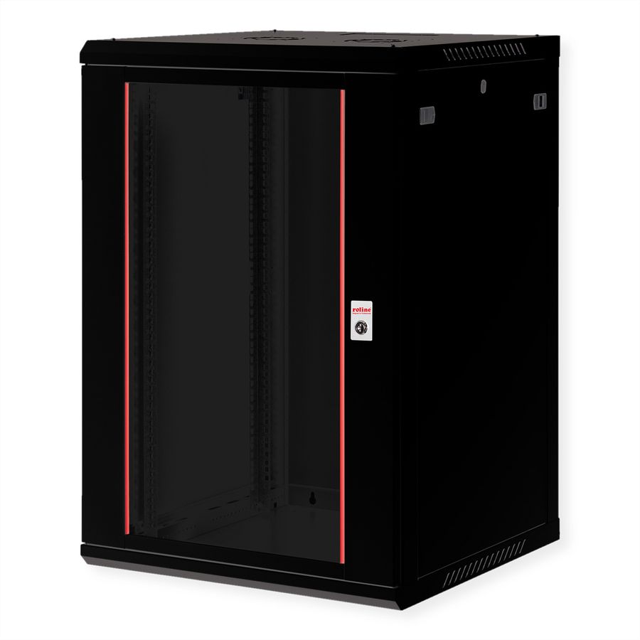 ROLINE 19" Boîtier mural Basic Plus 18U, 600x600 LxP noir