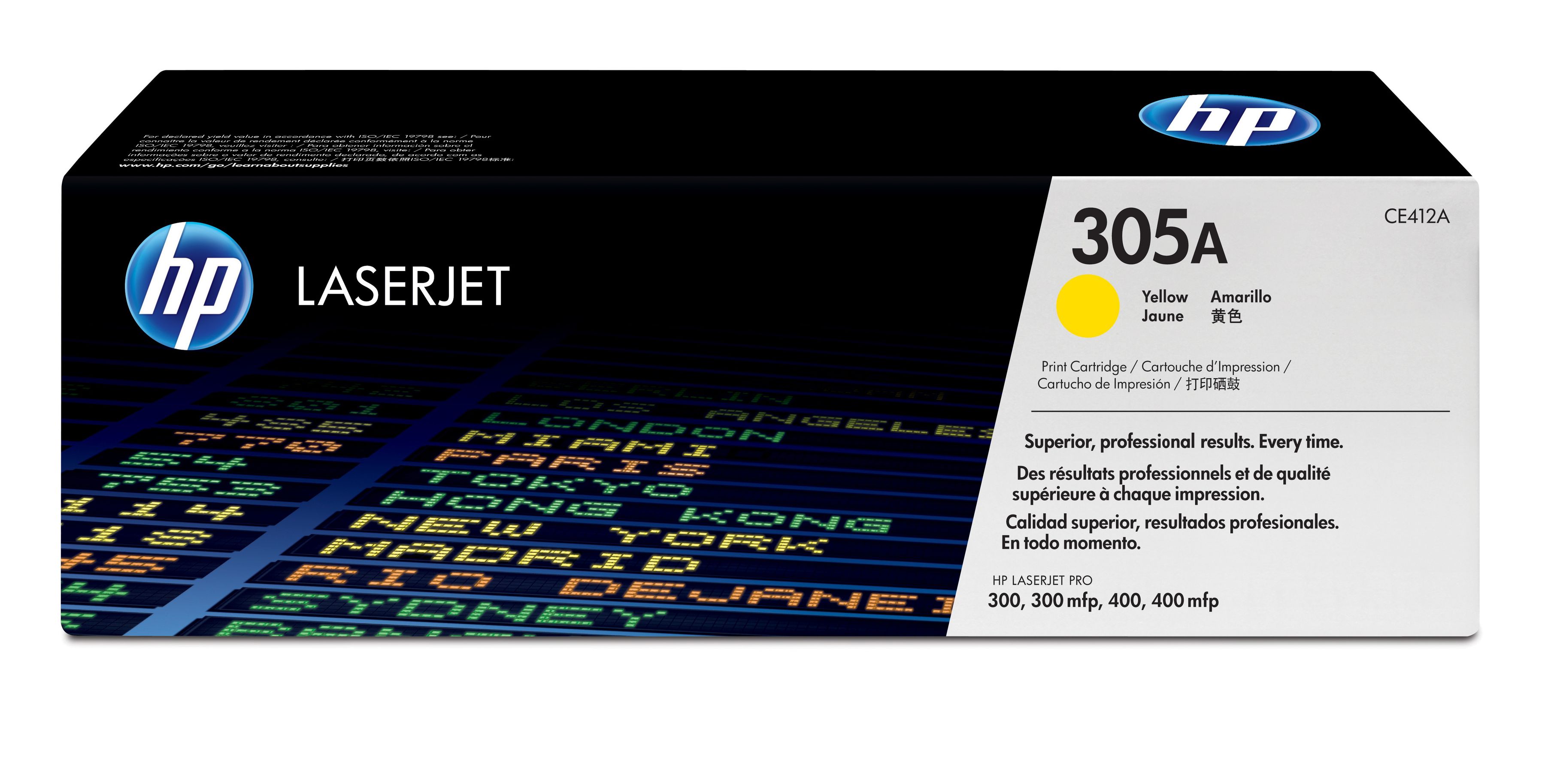 HP 305A toner LaserJet jaune authentique