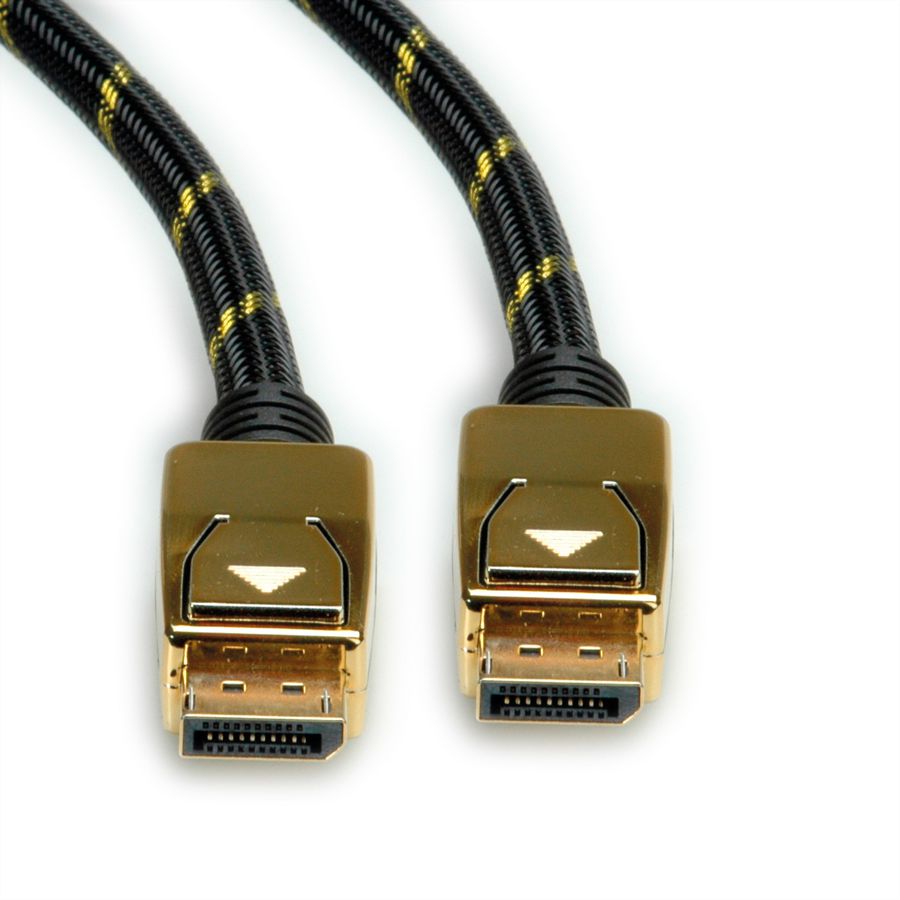 ROLINE GOLD Câble DisplayPort, v1.4, DP M - DP M, 2 m