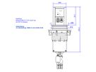 BACHMANN ELEVATOR 1xUTE 1xHDMI 1xCAT6A 90° 0,5m GST18