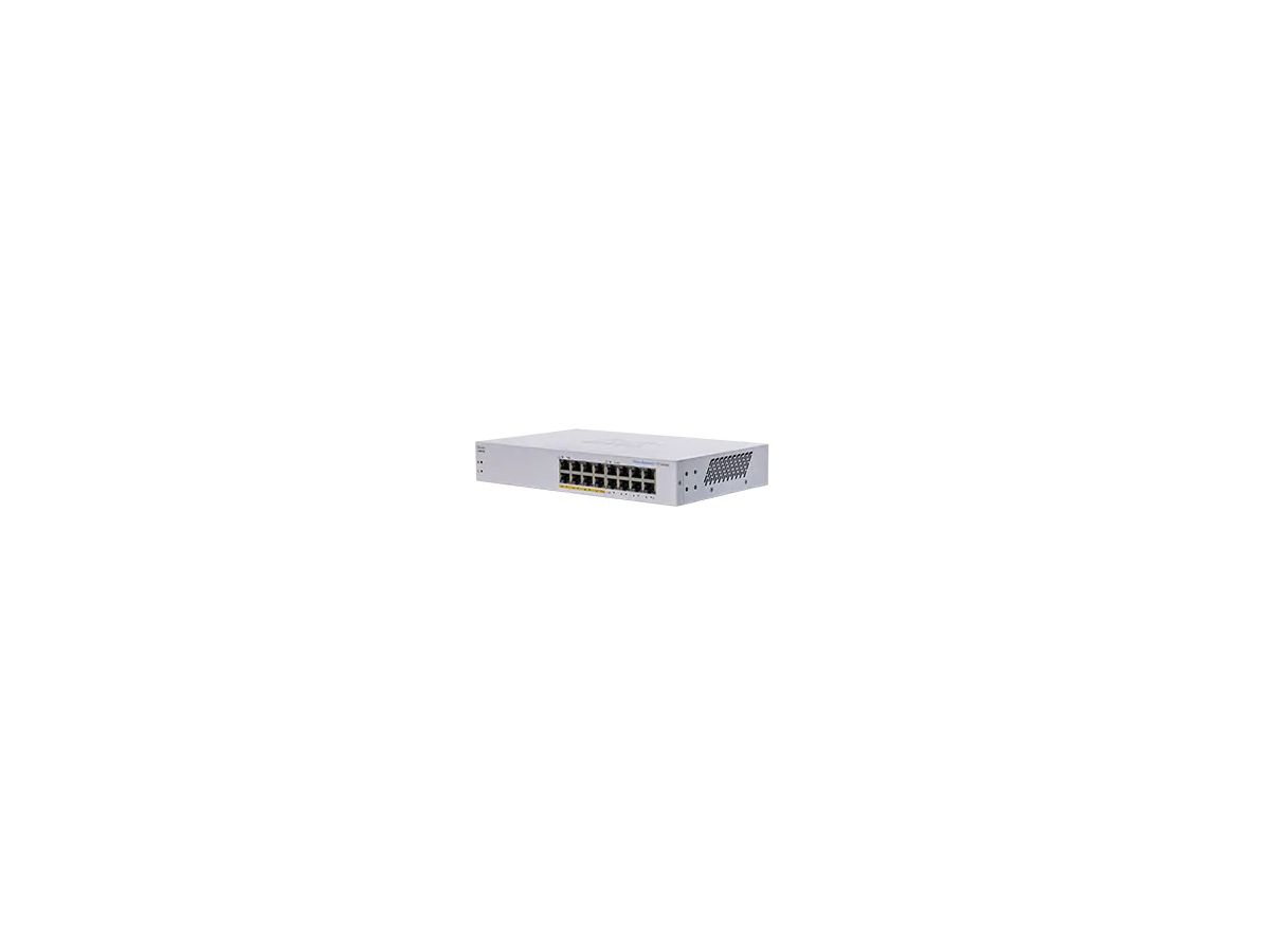Cisco CBS110 Non-géré L2 Gigabit Ethernet (10/100/1000) Connexion Ethernet, supportant l'alimentation via ce port (PoE) 1U Gris