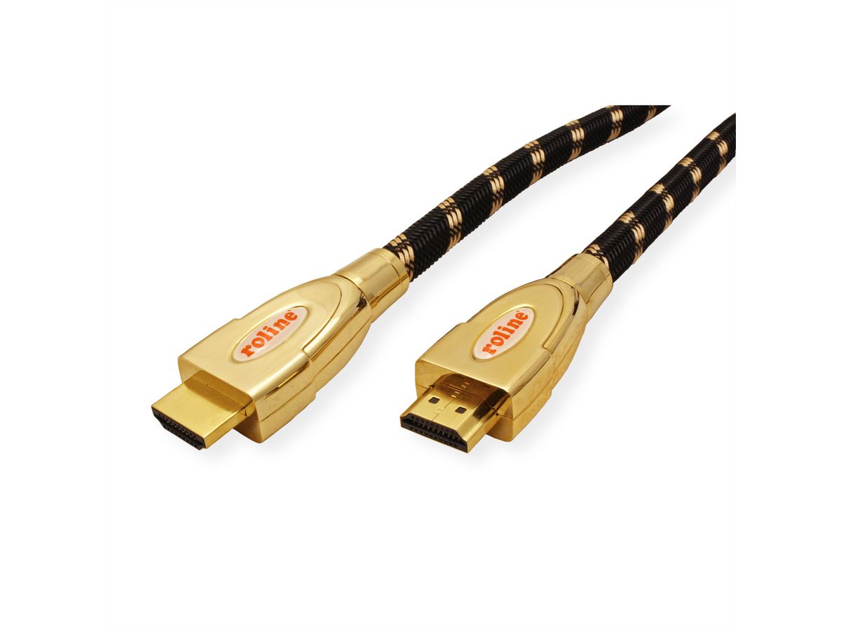 ROLINE GOLD Câble HDMI Ultra HD avec Ethernet, M/M, 5 m