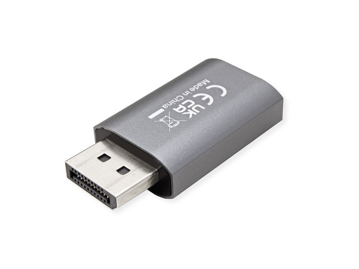 VALUE Adaptateur USB type C - DisplayPort, F/M, bidirectionnel, 8K60Hz