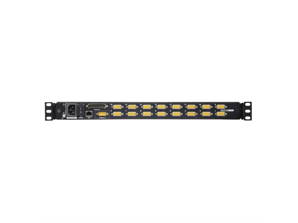 ATEN CL5716iN Commutateur KVM LCD VGA PS/2-USB 16 ports sur IP, FR-Layout