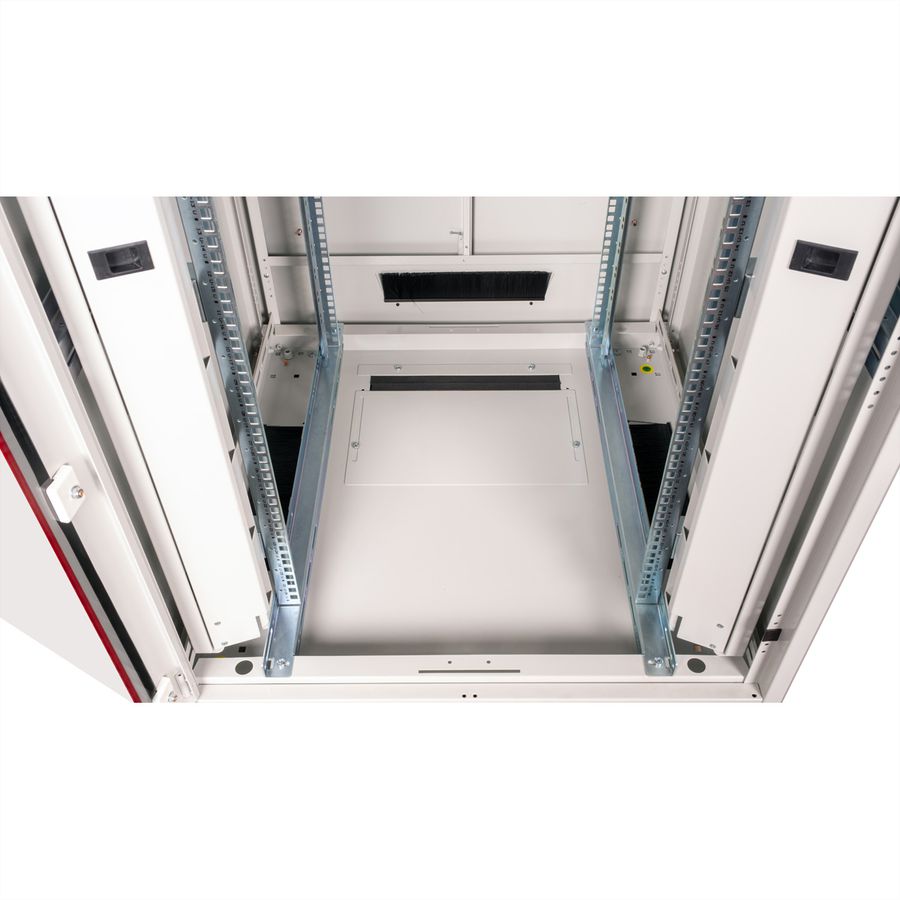 ROLINE 19" Baie réseau Pro 26U, 800x800 LxP Porte verre gris
