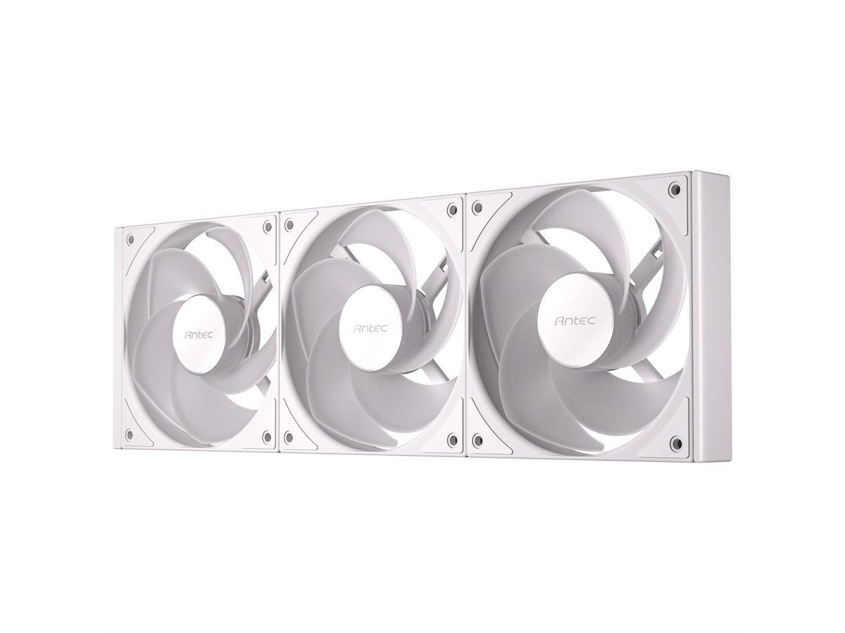 ANTEC C120R ARGB White Ventilateur de boîtier PC, pack de 3, blanc