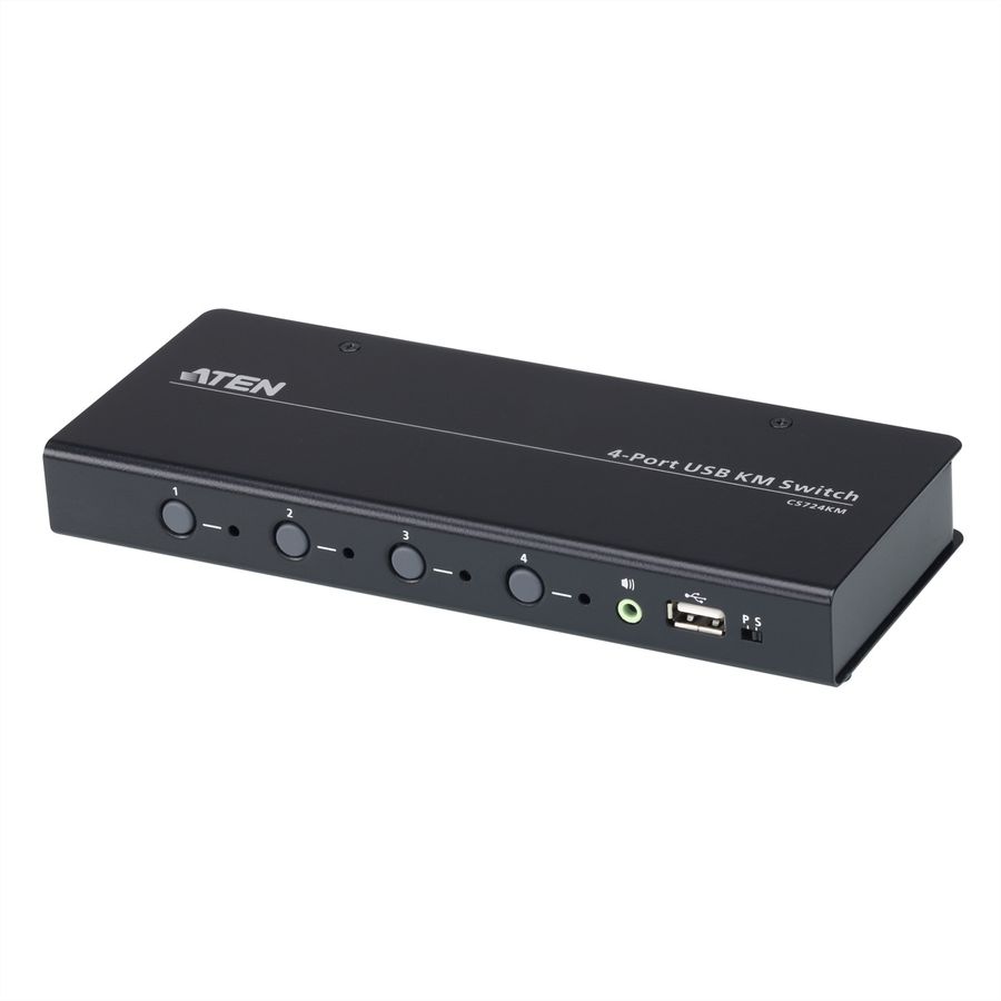 ATEN CS724KM Commutateur KM sans limite USB à 4 ports