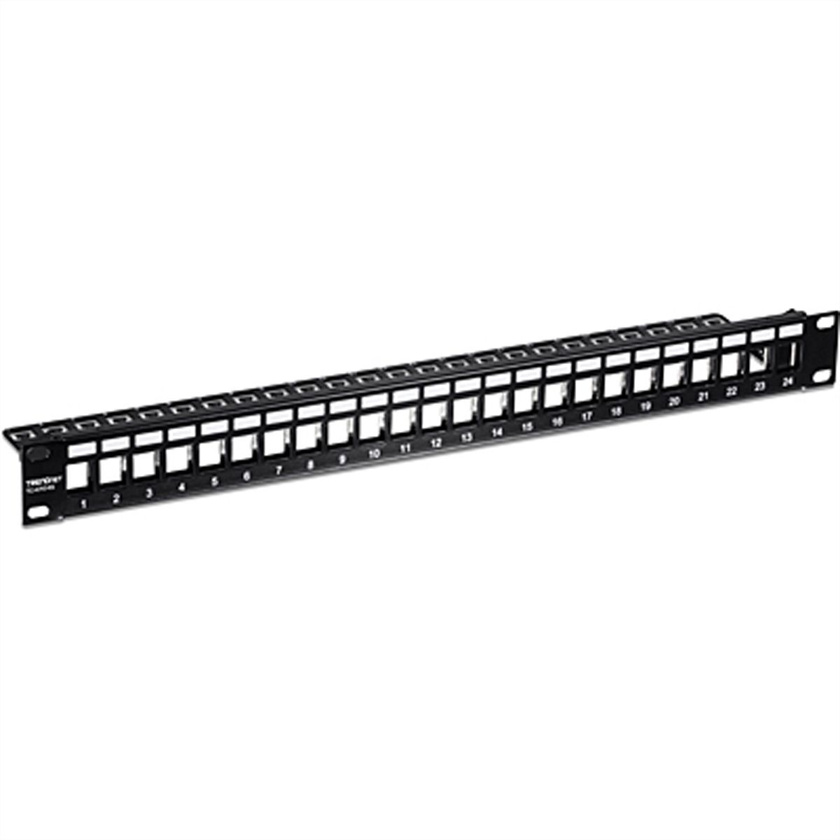TRENDnet TC-KP24S Panneau de brassage vide à 24 ports pour Keystones 1U