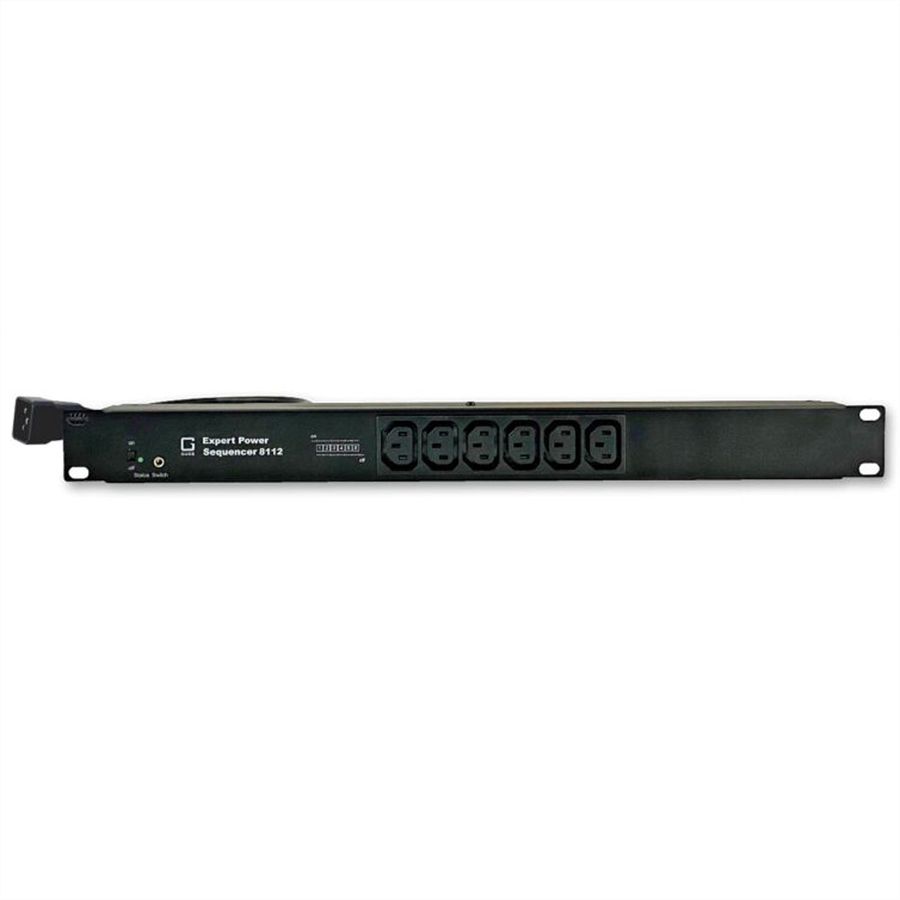 GUDE 8112-2 Expert Bypass Sequencer 6x C13 avec protection contre les surtensions et filtre réseau