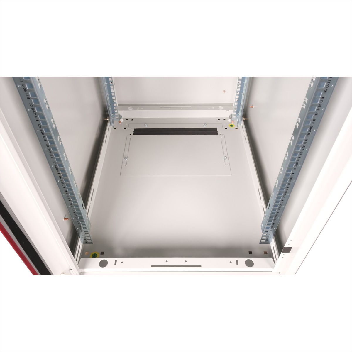 ROLINE 19" Baie réseau Pro 16U, 600x800 LxP Porte verre gris
