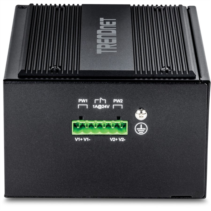 TRENDnet TI-PG262 Switch Rail DIN PoE+ Gigabit, industriel renforcé à 26 ports