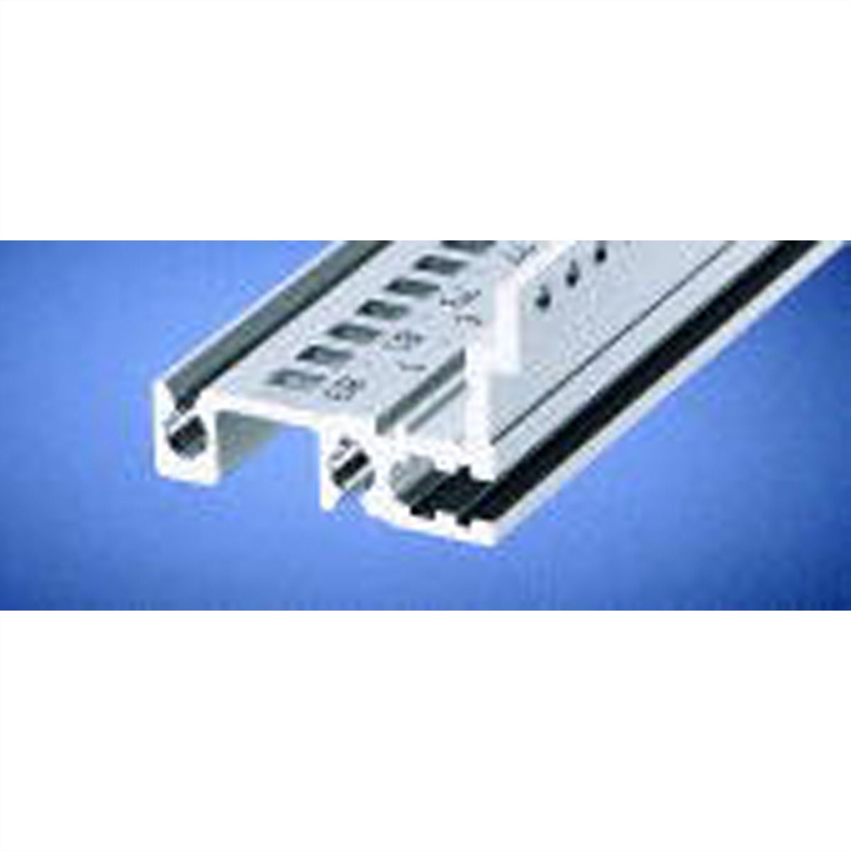Rail horizontal SCHROFF, arrière, type H-MZ, lourd, avec rail en Z, 20 CV