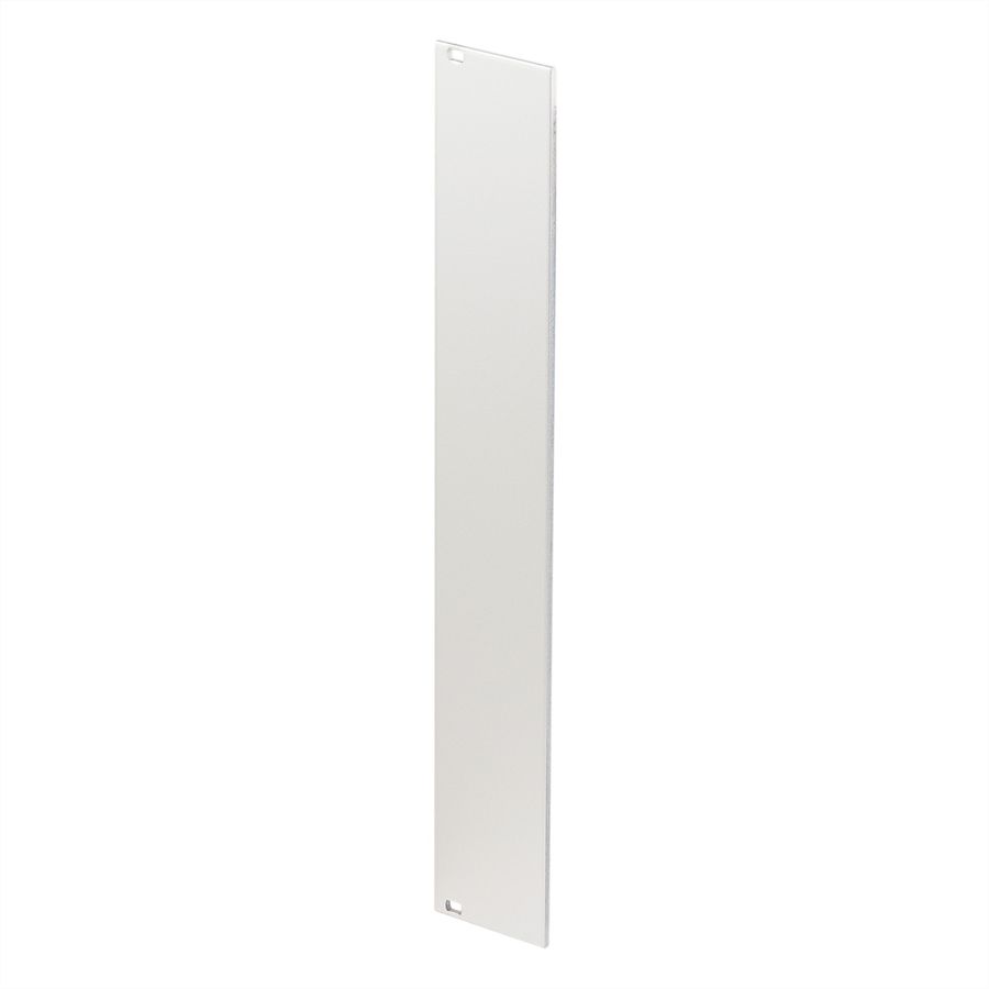 Face avant SCHROFF, non blindée, 6 U, 8 HP, 2,5 mm, alu, anodisé, bords non traités