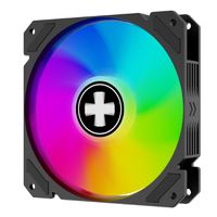 XILENCE Performance A+ REVERSE XF065, Ventilateur LED ARGB 120 mm noir