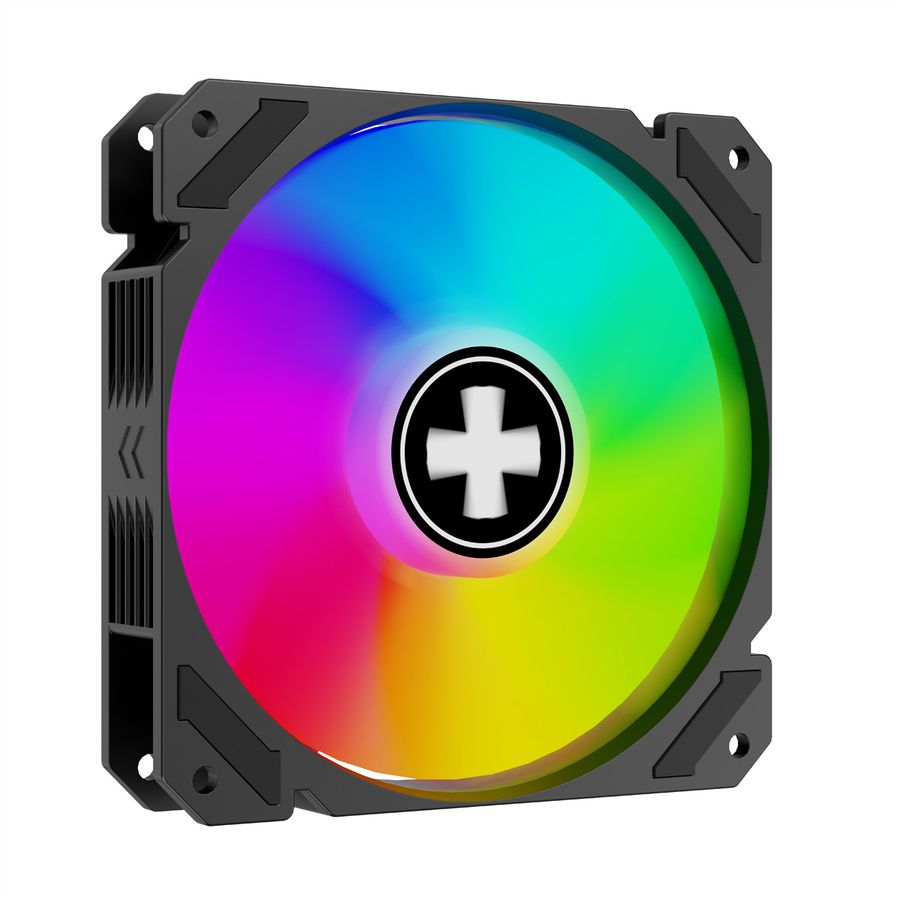 XILENCE Performance A+ REVERSE XF065, Ventilateur LED ARGB 120 mm noir