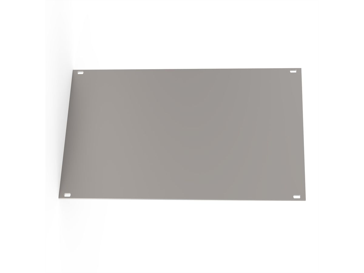 Face avant SCHROFF, non blindée, 3 U, 42 HP, 2,5 mm, alu, anodisé, bords non traités