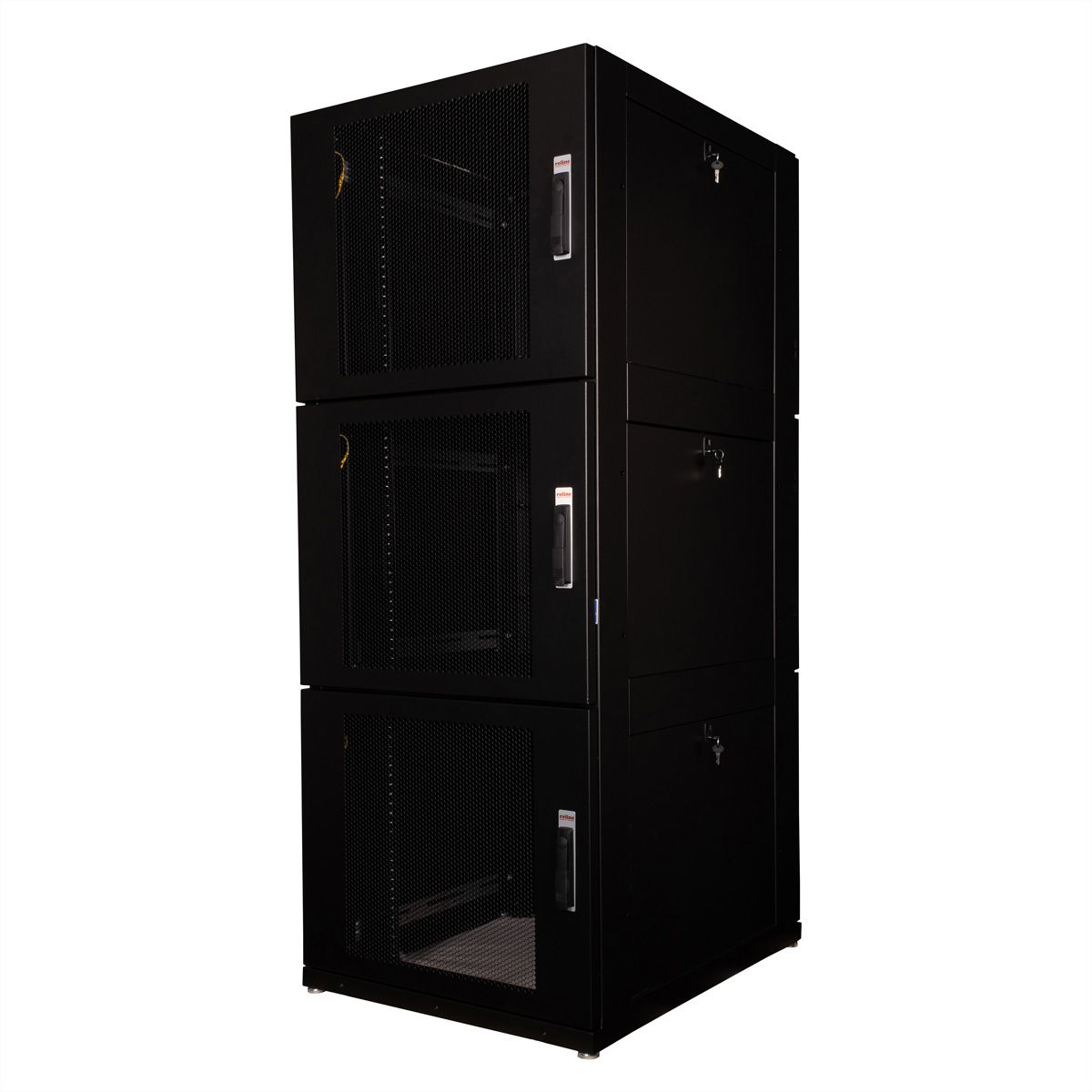 ROLINE Armoire de colocation 42U 800x1000mm, 3 compartiments, noir