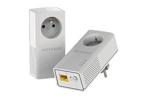 Netgear PLP1000-100FRS 1000Mbit/s Ethernet/LAN Blanc 2pièce(s) Adaptateur réseau CPL
