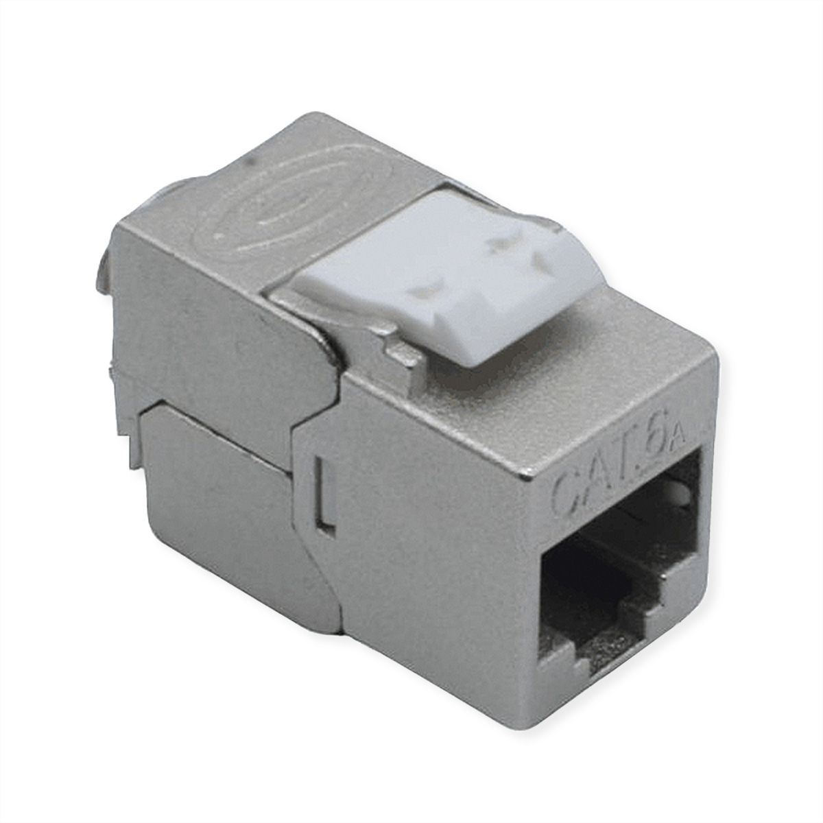 ROLINE Keystone Cat.6A (Classe EA), RJ-45, blindé, sans outil, GHMT, argent