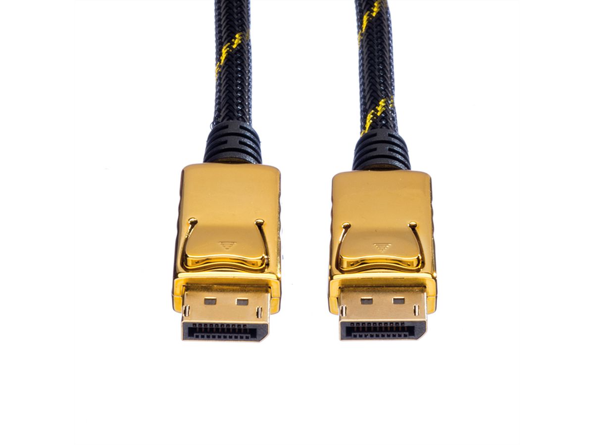 ROLINE GOLD Câble DisplayPort DP M - DP M, 1,5 m