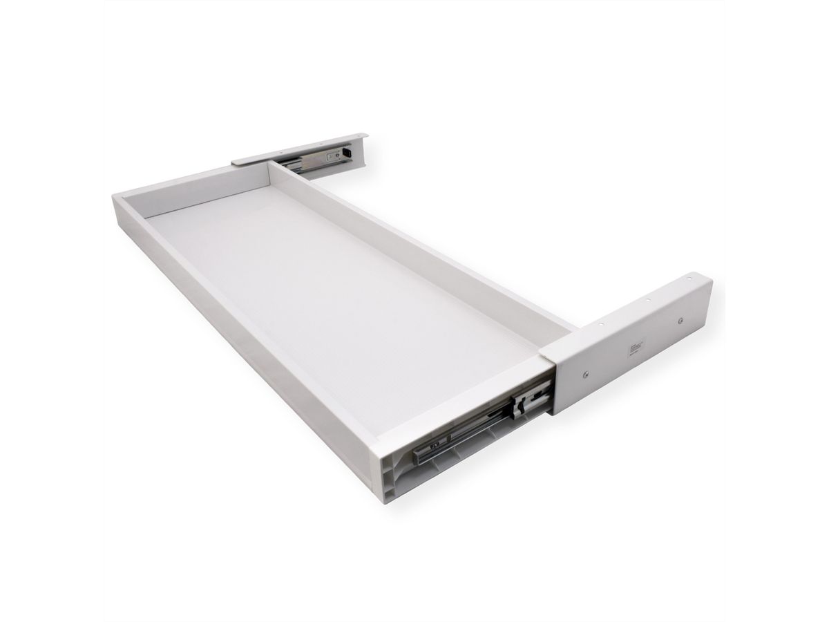 VALUE Tiroir sous bureau ultra-mince, blanc