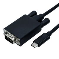 ROLINE Câble adaptateur type C - VGA, M/M, 1 m