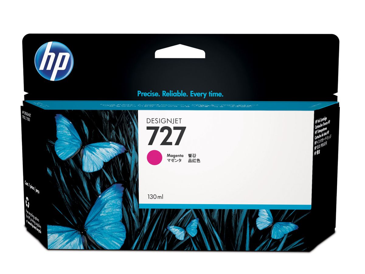 HP 727 cartouche d'encre DesignJet magenta, 130 ml
