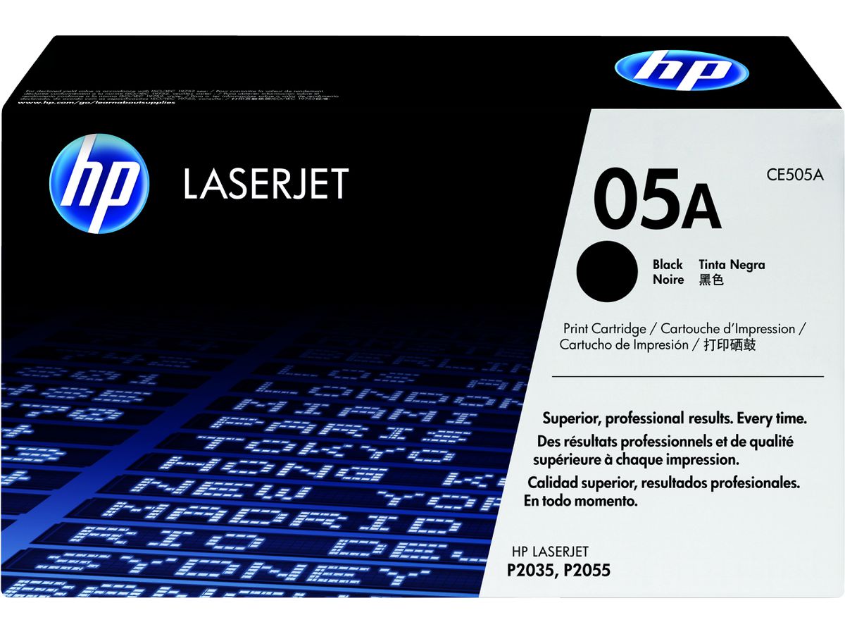 HP 05A toner LaserJet noir authentique