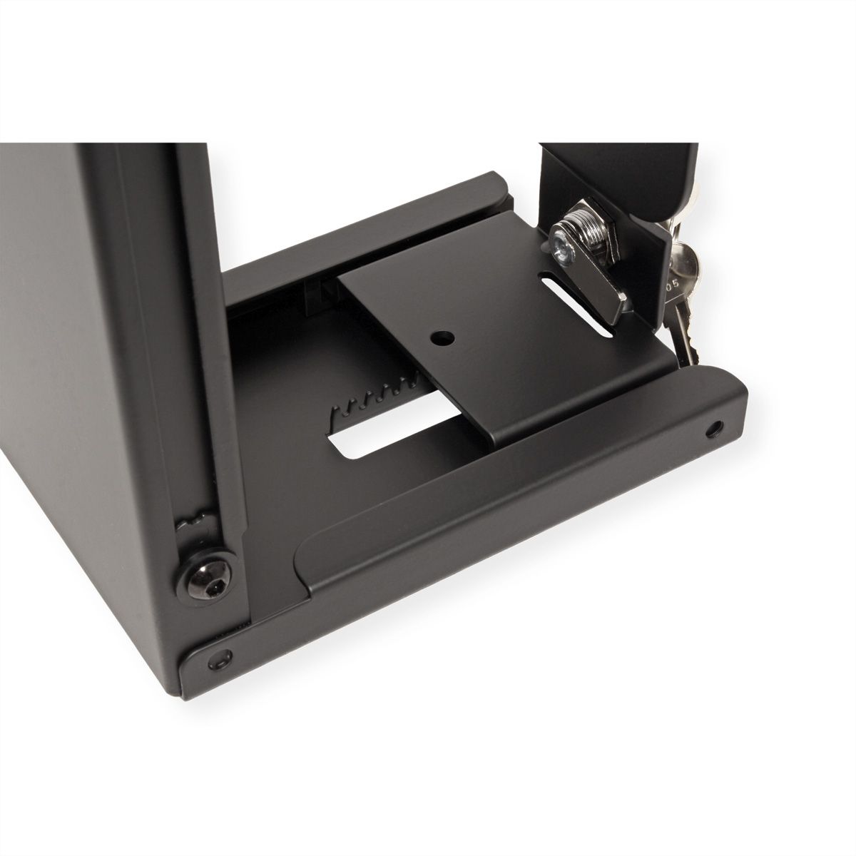 ROLINE Support pour Slim/Mini PC, verrouillable, noir