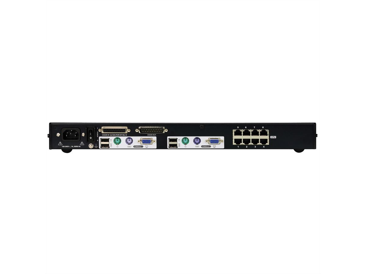 ATEN KH2508A Switch KVM, VGA, PS/2-USB over Cat 5, 2 User, 8 ports