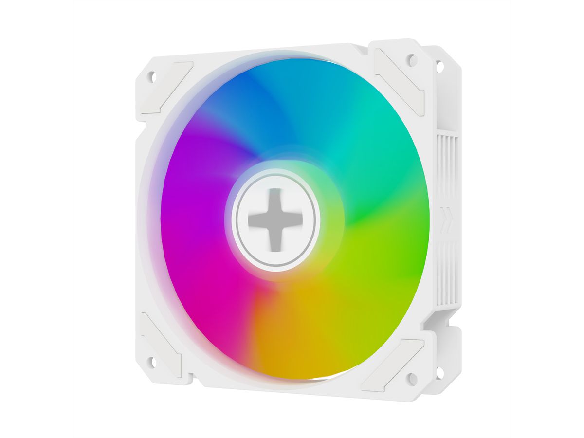 XILENCE Performance A+ REVERSE XF066, Ventilateur LED ARGB 120 mm blanc