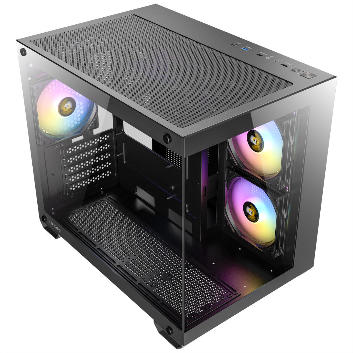 ANTEC CX600M ARGB B Boîtier PC Micro-ATX Gaming PC, noir