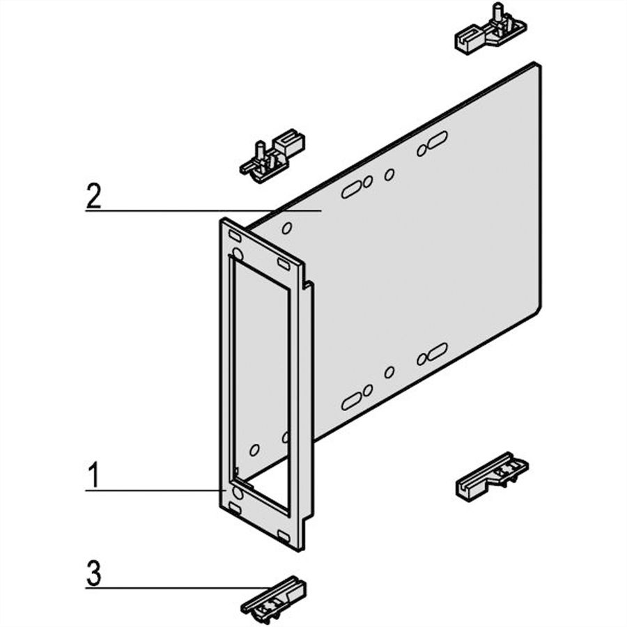 SCHROFF CPCI Module pour unité d'entraînement 1x 3 1/2", 3 U vertical, avec face avant