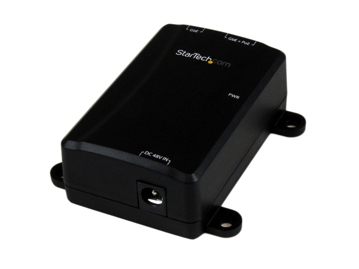 StarTech.com Injecteur Gigabit PoE+ à 1 port - Midspan Power over Ethernet - 802.3at et 802.3af
