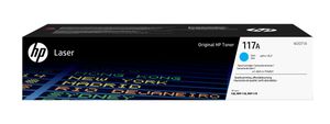 HP Cartouche de toner laser authentique 117A, cyan